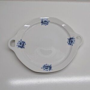 Ter Steege Delft Blauw Holland White Serving Tray Blue Floral Design